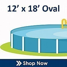 12' X 18' Oval Overlap Pool Liners