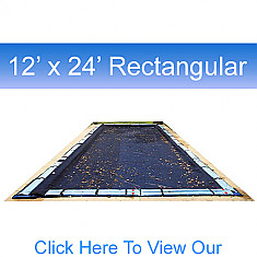 12' X 24' Rectangular Winter Pool Covers