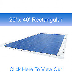 20' X 40' Rectangular Safety Pool Covers