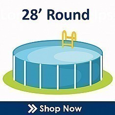 28' Round Overlap Pool Liners