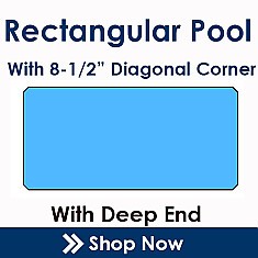 Rectangular Pools With 8-1/2" Diagonal Corner (Deep End)