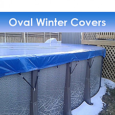 Oval Winter Pool Covers