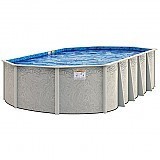 8' x 12' Oval Silver Sands 54" Tall Aboveground Pool