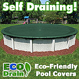 16' X 32' Oval Arctic Pro ECOdrain 10 Year Winter Pool Cover