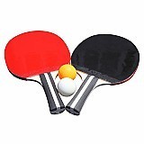 Table Tennis Single Star Control Spin 2-Player Racket and Ball Set