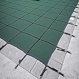 20' x 40' Rectangular Aqualock Solid Safety Cover With Side Steps