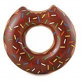 Gourmet Chocolate Doughnut - Inflatable Pool Tube