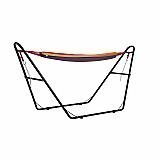 Outdoor Leisure Tropical Hammock and Frame - Stripe