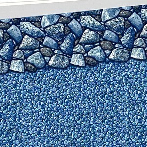 15' X 24' Oval Boulder Beach Beaded Swimming Pool Liner