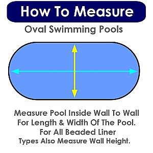 15' X 30' Oval Mystic Stone EZ-Bead Swimming Pool Liner