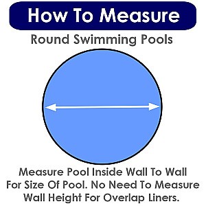 24' Round Golden Mystri EZ-Bead Swimming Pool Liner