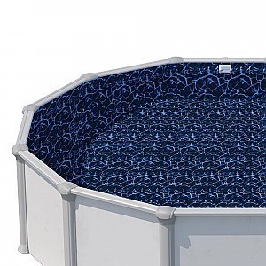 18' x 33' Oval Bayside Overlap Swimming Pool Liner