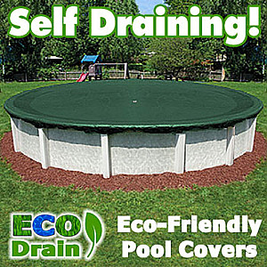 15' X 30' Oval Arctic Pro ECOdrain 15 Year Winter Pool Cover