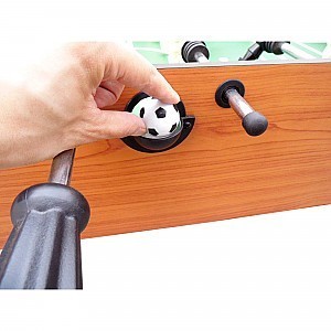 Hurricane 54-Inch Foosball Table with Light Cherry Finish, Analog Scoring and Accessories