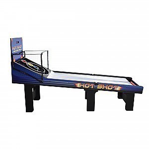 Hot Shot 8-ft Roll Hop and Score Arcade Game Table with LED Scoring