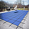 14' X 28' + Center Step Aqualock Deluxe Solid With Drain Rectangular Safety Pool Cover