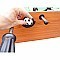 Hurricane 54-Inch Foosball Table with Light Cherry Finish, Analog Scoring and Accessories