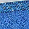 12' X 20' Rectangle Blue Reef Flat Bottom Replacement Liner For Fanta-Sea™ Pools