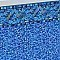 18' X 34' Oval Blue Reef Esther Williams Bead Swimming Pool Liner