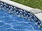 10' X 15' Oval Boulder Beach Unibead Swimming Pool Liner