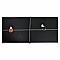 Bristol 7-ft Pool Table with Table Tennis Top - Dark Cherry with Black Felt