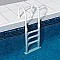 Aluminum/Resin In-Pool Ladder for Above Ground Pools
